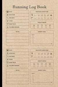 Running Log Book: Running log book journal, My Running Diary, Runners Training Log, Running Logs, Track Distance, Size 6"X...