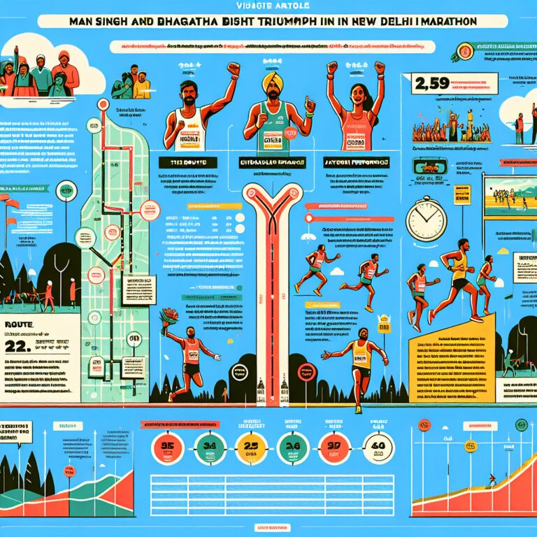 Man Singh and Bhagirathi Bisht Triumph in New Delhi Marathon