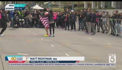 Matt Richtman Makes History at Los Angeles Marathon