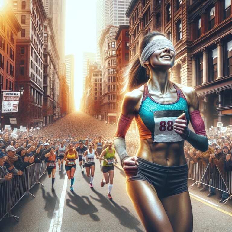 Guatemalan-American Triumphs in Blind Division at Boston Marathon