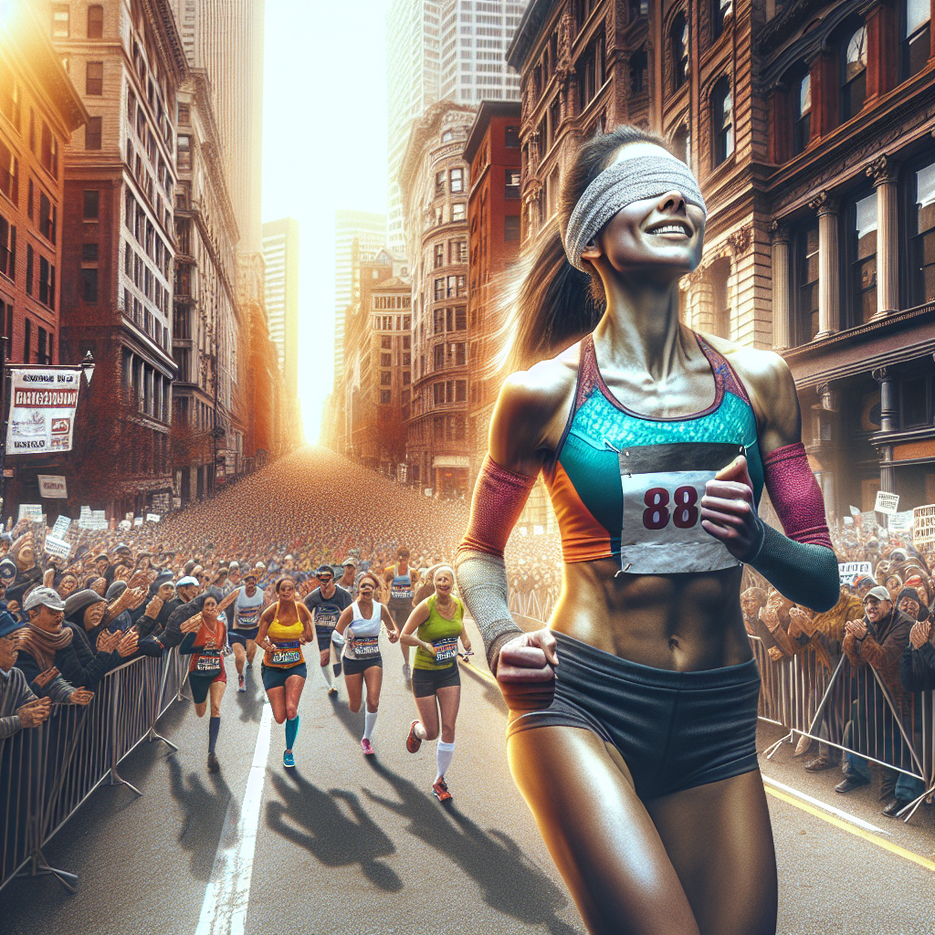 Guatemalan-American Triumphs in Blind Division at Boston Marathon