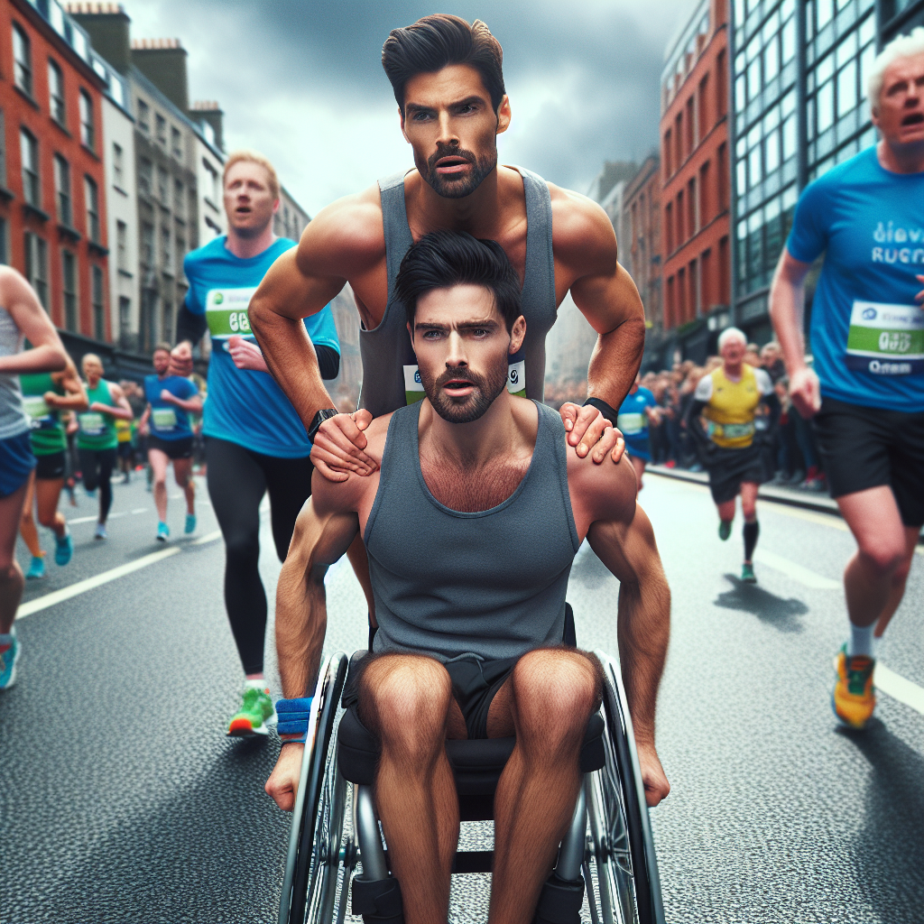 Colin Farrell Pushes Friend in Dublin Marathon for Charity