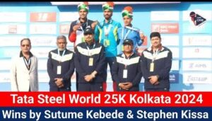 Uganda's Stephen Kissa and Ethiopia's Sutume Kebede Triumph in Kolkata World 25K