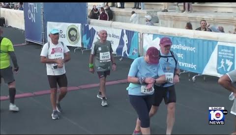 88-Year-Old Greek Runner Shines in Athens Marathon Triumph